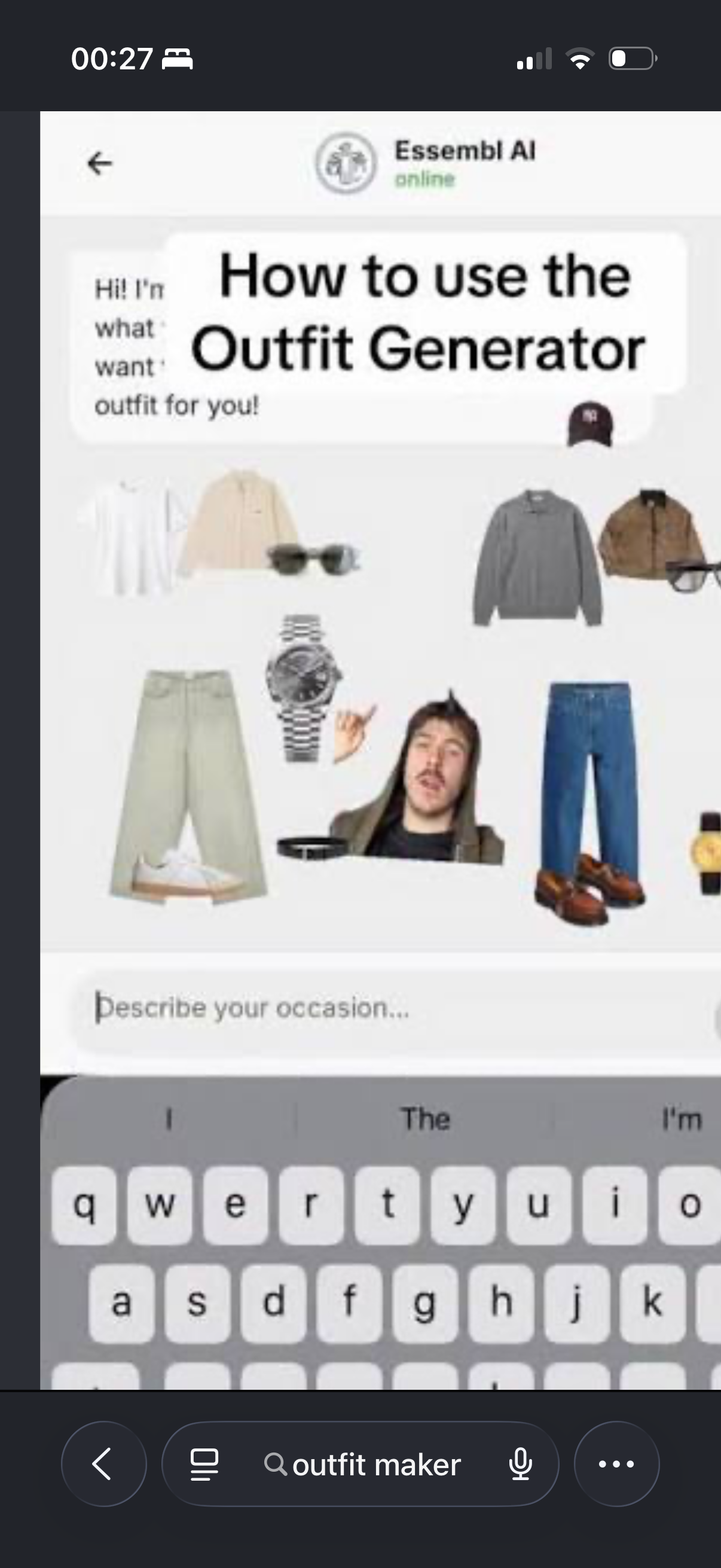 An outfit for Don Toliver